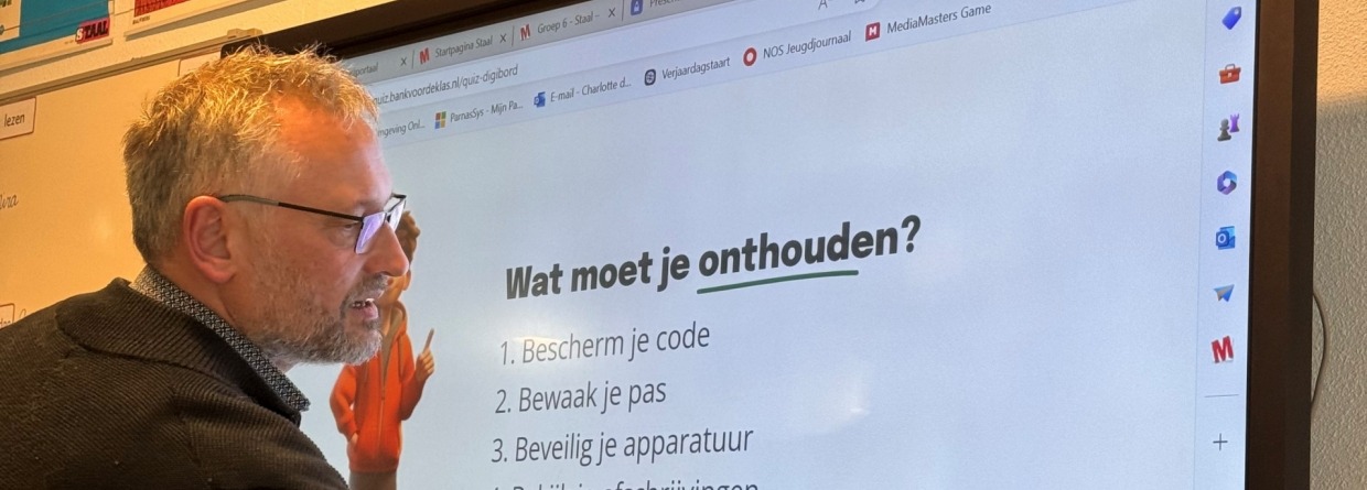 Marco voor het digibord
